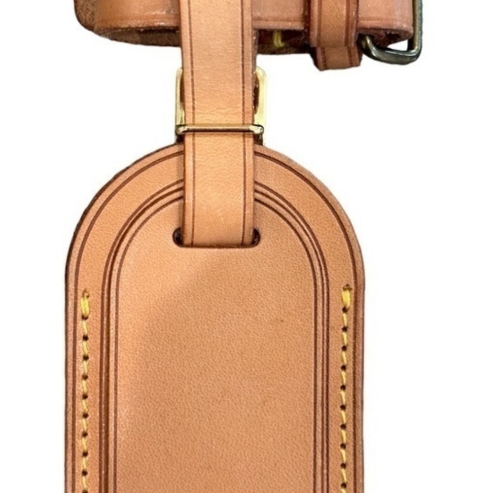 Authentic 1 LOUIS VUITTON Vachetta Luggage Tag Poignet.price for one - Picture 3 of 5